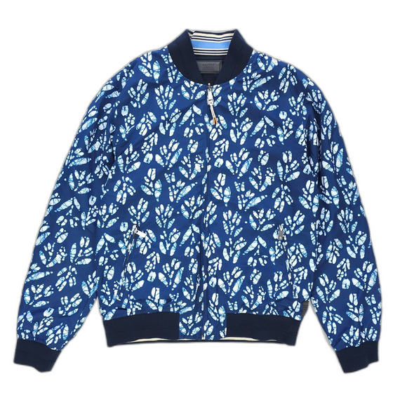 NEW Scotch & Soda Printed Reversible Bomber Jacket Athleisure Maximalist 90s Y2k